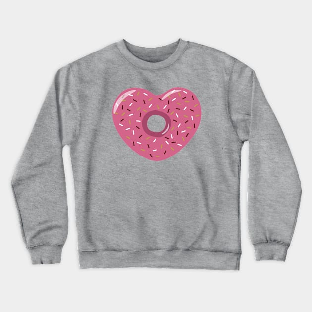 Donuts heart Crewneck Sweatshirt by ALi